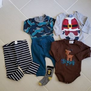 Bundle of Baby Boy's Christmas wear 4-6 M